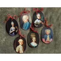 Dekohnger  Papier - Christbaumschmuck Portraits bei ARTE FRESCA