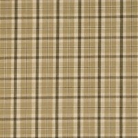 Detailansicht des Stoffes RIBEAUVILLE, Farbton BROWN/BEIGE (karierter Webstoff)
