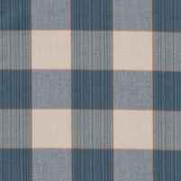 Motivansicht des Karostoffes RIKARD, Farbton BLUE, bei ARTE FRESCA