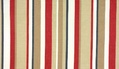 weitere Ansicht des Laura Ashley Stoffes RIPLEY STRIPE SCARLET/BISCUIT