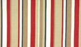 weitere Ansicht des Laura Ashley Stoffes RIPLEY STRIPE SCARLET/BISCUIT