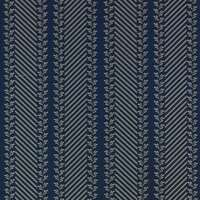 Detailansicht des Stoffes RITA STRIPE, Farbton BEIGE ON NAVY (gemusterte Streifen)