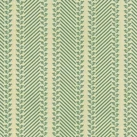 Detailansicht des Stoffes RITA STRIPE, Farbton GREEN ON CREAM (gemusterte Streifen)