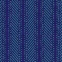 Detailansicht des Stoffes RITA STRIPE, Farbton TURQUOISE ON BLUE (gemusterte Streifen)