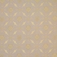 Detailansicht des Stoffes SAN FELICE, Farbton BEIGE ON GOLD (stilisiertes Historismusmuster)