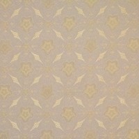 Detailansicht des Stoffes SAN FELICE, Farbton BEIGE ON GOLD (stilisiertes Historismusmuster)