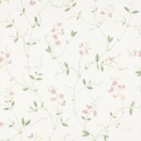 florale Tapete: Sandberg-Tapete Nr. 490-24, Farbe LIGHT PINK
