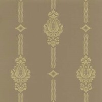 Detailansicht des Stoffes SELENA, Farbton GREIGE (Ornamente in Streifen)