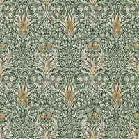 Tapete: SNAKESHEAD, Farbkombination FOREST/THYME, bei ARTE FRESCA