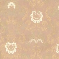 Detailansicht des Replikastoffes SOPHIA, Farbton GOLD/CREAM (franz. Barockzeit)