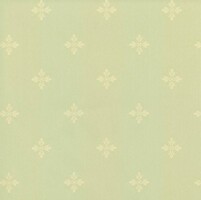 Detailansicht des Stoffes STELLA, Farbton ALMOND GREEN (sternenfoermige Ornamente)