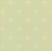 Detailansicht des Stoffes STELLA, Farbton ALMOND GREEN (sternenfoermige Ornamente)