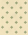 Motivansicht des Stoffes STELLA VIRIDIAN GREEN ON CREAM