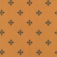 Detailansicht des Stoffes STELLA, Farbton PUMPKIN (sternenfoermige Ornamente)