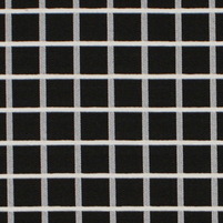 Ansicht des karierten Stoffes VALLIER, Farbkombination WHITE ON BLACK, bei ARTE FRESCA