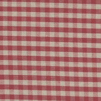 Detailansicht des Stoffes VERCORS CHECK, Farbton RED/BEIGE (karierter Baumwollstoff)
