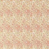 Motivansicht des englischen Stoffs WILLOW BOUGHS, Farbkombination RUSSET/OCHRE, bei ARTE FRESCA