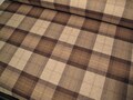 Klassischer Karostoff YORK PLAID BROWN aus 100% Wolle