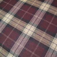 Karierter Landhausstoff YORK PLAID PLUM im englischen Stil